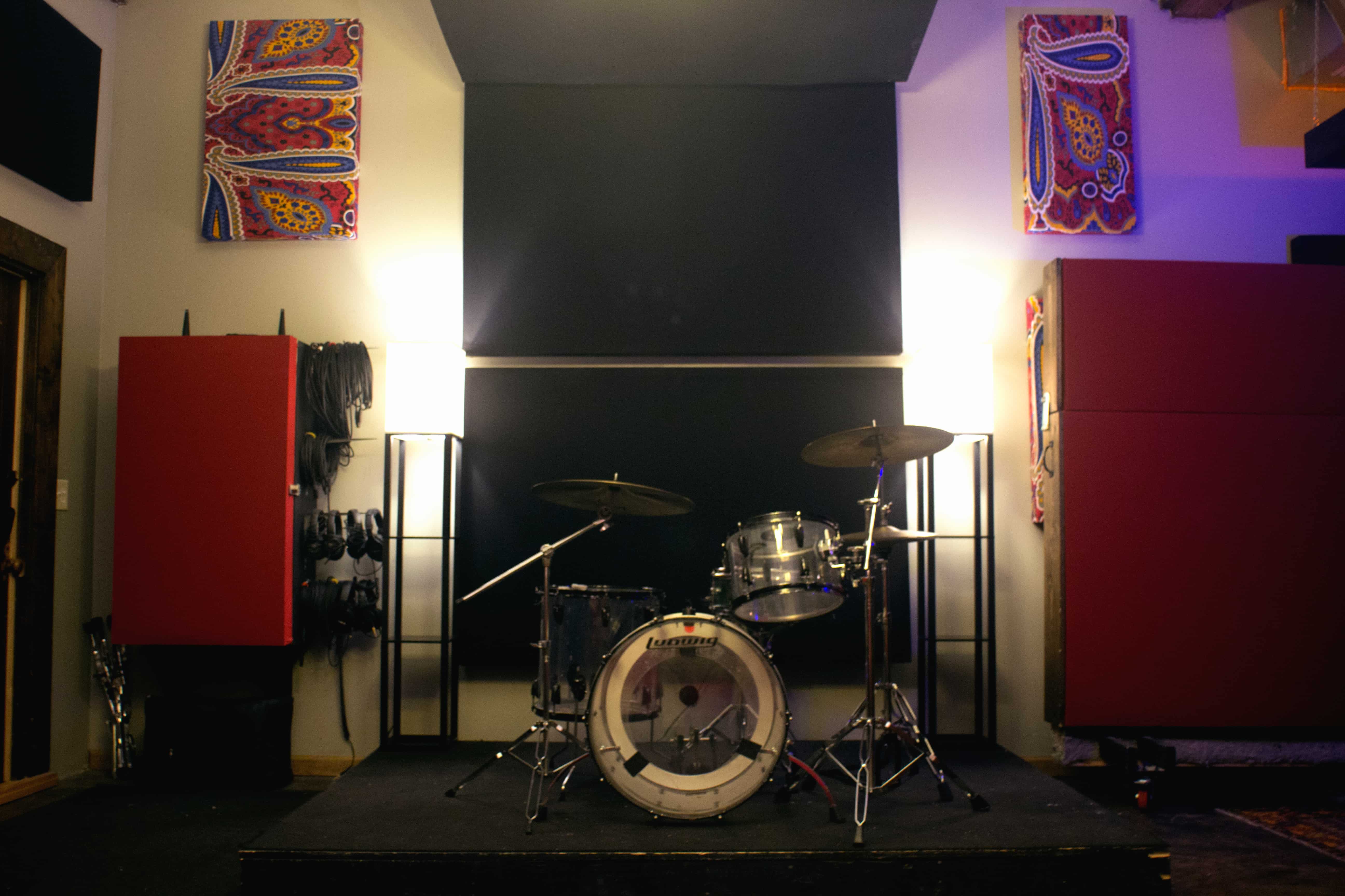 Studio drums